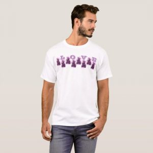 Quiet mind ,circle of love T-Shirt