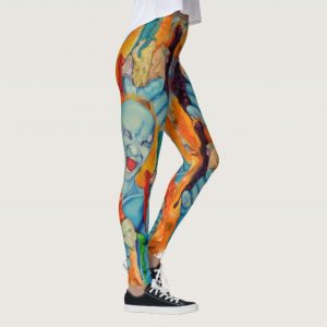 for i am artist collage leggings