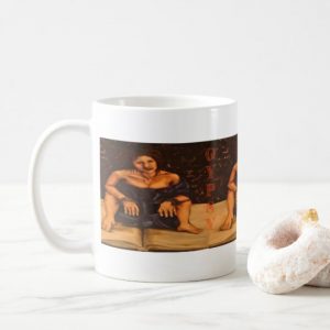 Gypsy woman, the woman within coffee mug