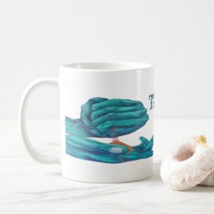 Time hands mug