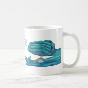 Time hands mug