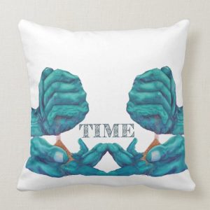 Time Throw Pillow