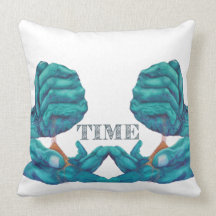 Time Throw Pillow